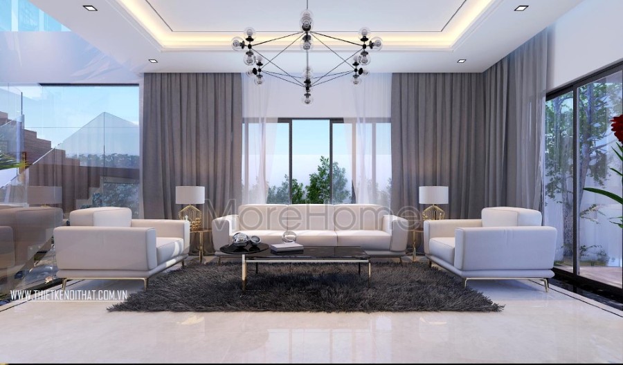 Mẫu cầu thang gỗ hiện đại